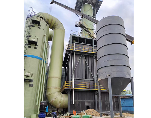 300000m³/h隧道窑烟气脱硫、湿电系统